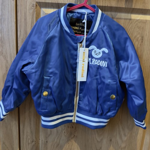 Mini rodini ss21 satin - mini, blue