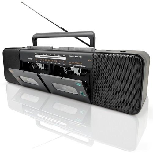 Dual cassette player - player, boombox