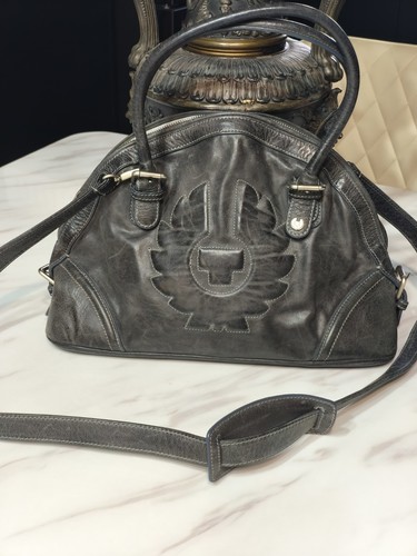 Belstaff leather bag - belstaff,