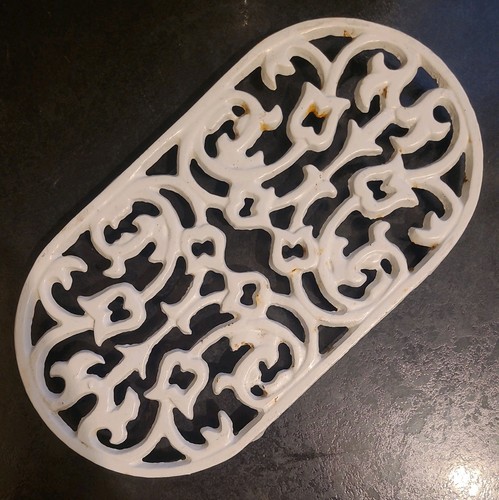 Vintage ornate white - vintage, cast