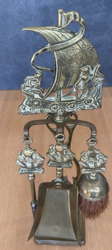 Rare vintage brass companion - vintage,