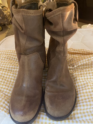 Fly brown leather boots size - brown,