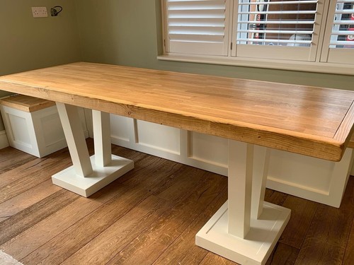 Modern monks bench oak - monks,