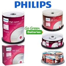 Philips DVD+R DL DVD+RW Blank Recordable Rewritable Discs 5/10/25/50/100 Pack