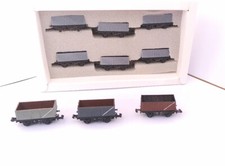 N Gauge 8 Plank Coal Wagon 6 Pack