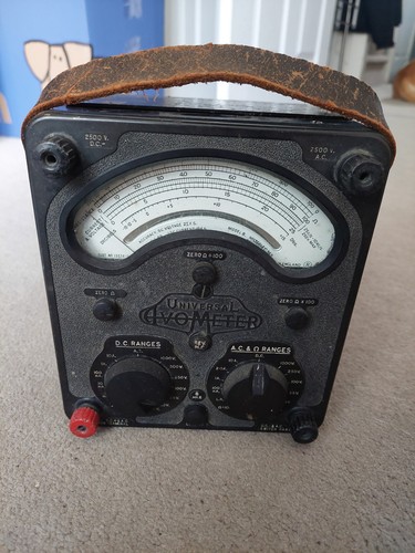 Vintage universal avometer - "universal, avometer"