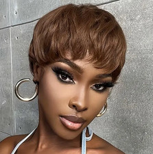 Short Pixie Cut Straight Wig +