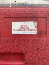 Exhaust Back pressure Tester TU-24A