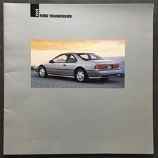 FORD THUNDERBIRD LF USA Car Sales Brochure 1991 #007 Ann. 8/90