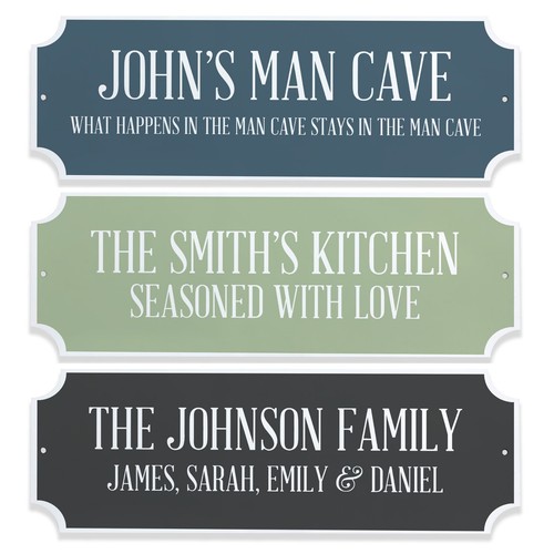 Personalised street road sign - road,