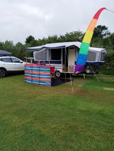 Small caravan sun canopy