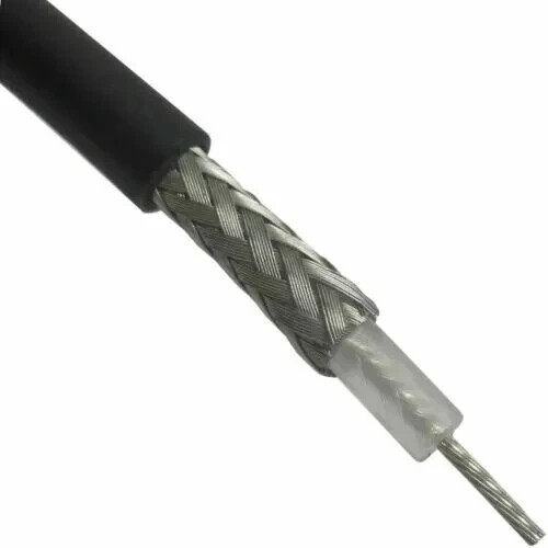 10m copper black lsf - rg58, 50