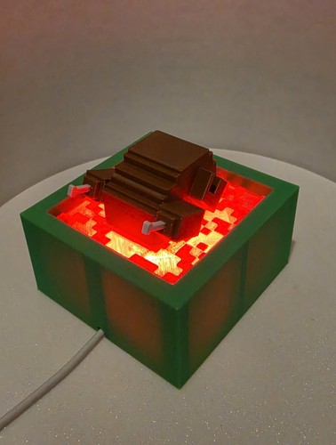 Lava chiken lamp - lava, from
