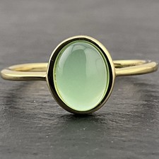 Irregular Marquise Dyed Green