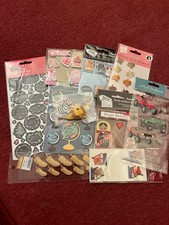 Crafting Clearout Bargain bundle Card toppers, embelishments 20+ sheets 