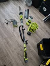 Ryobi Equipment - Ryobi Pole Hedge Trimmer, Fan, Lantern (inclu. batteries)