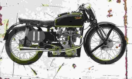 Velocette ktt mark8 - 1947, aged