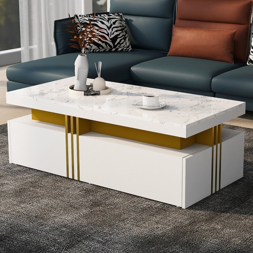 Modern faux marble coffee - modern,