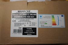 Manrose Extractor Fan with LED