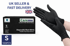 100 DISPOSABLE NITRILE GLOVES