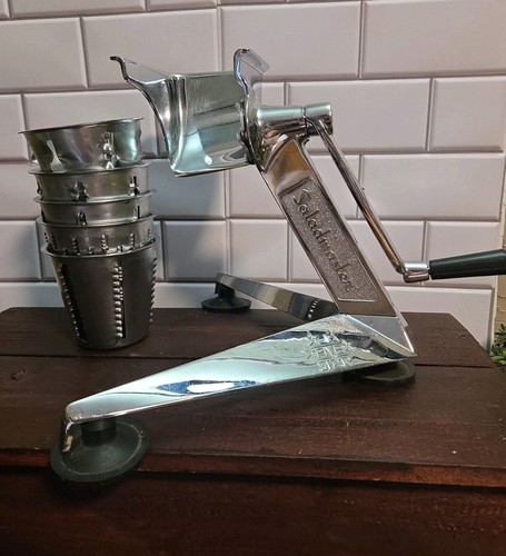 Vtg chrome saladmaster - vtg, five