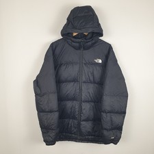 The North Face Jacket Mens Large Black 700 Down Puffer Hooded Outdoor Winter