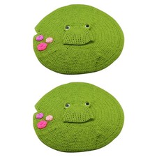  2 Pieces Baby Blanket Newborn Photoshoot Props Clothes Knit Costume for