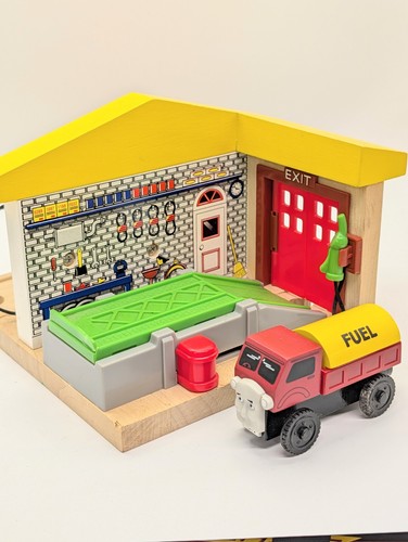 Thomas wooden railway train - thomas,