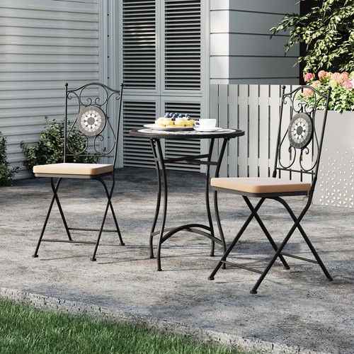 Mosaic garden table - mosaic, and