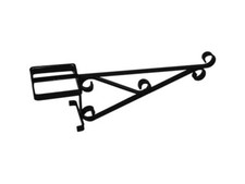 Bracket 38 cm For Hanging Basket Wall Mounted Concrete Post Steel Garden Pride