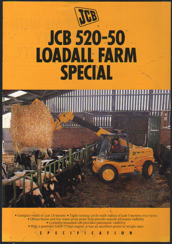 Jcb 520 loadall farm - loadall,