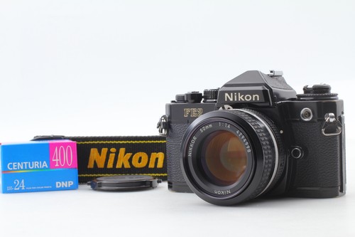 Mint nikon fe2 black - fe2, slr