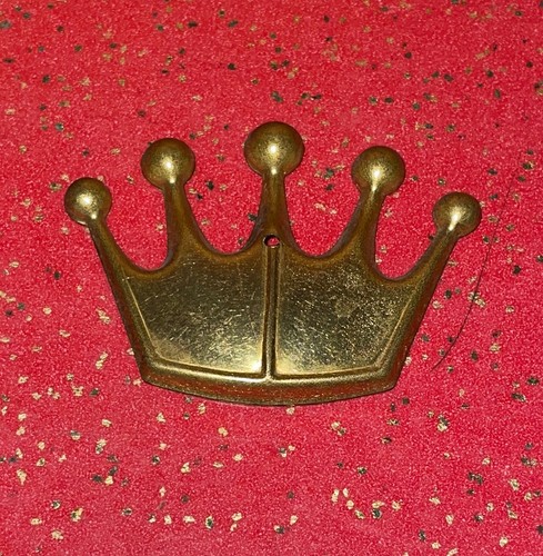 Vintage crown drum badge - vintage,