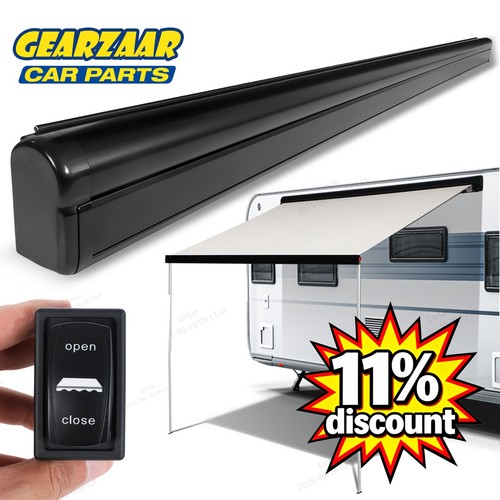 Electric awning wind roll out - awning,