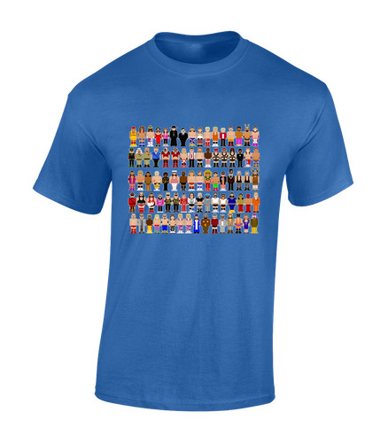 Retro wrestler mens - retro, shirt