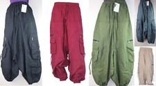Trousers Combat Festival Hippy Alibaba Harem Baggy Boho Pants Aladdin Casual AB9