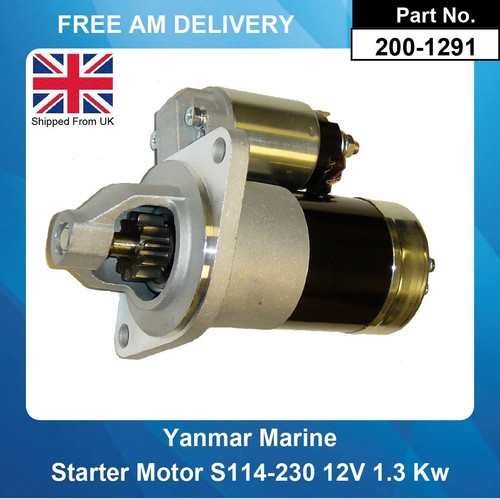 Starter motor for yanmar - for,