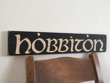 Hobbiton Sign The Hobbit Lord Of The Rings Vintage Style Wooden Gift Film Movie