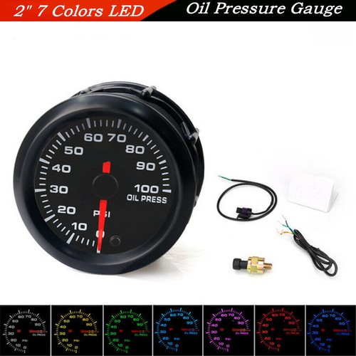 52mm colors led 12v car - 7,