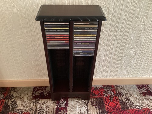 Rack cabinet mahogany - cd,
