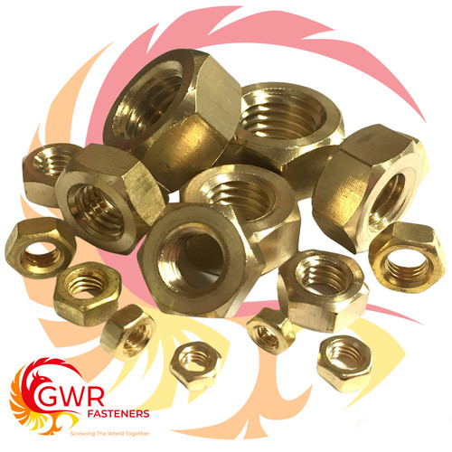 Bsw hexagon full nuts - 1/2",