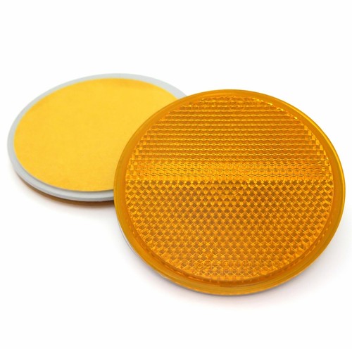 78mm round amber orange - round, /
