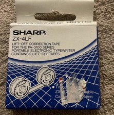 NOS Sharp Lift Off Correction Tape ZX-4LF for The PA-3100 Typewriter 