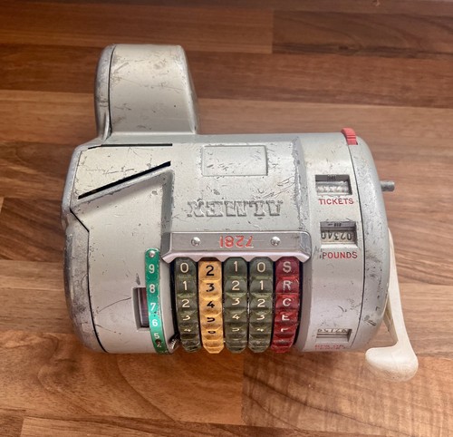 Vintage bus ticket - ticket, machine