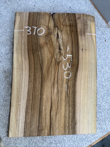 Walnut live edge slab board - live,