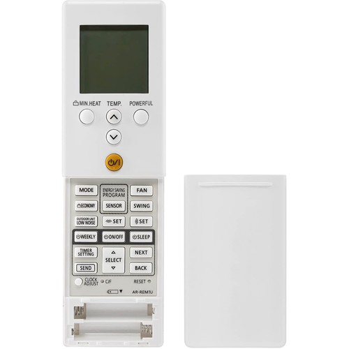 White air conditioner remote - white,