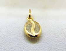 9ct Gold Coffee Bean Pendant  9CH256/0249