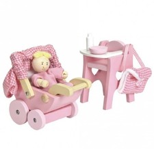 Dolls house Wooden Pink