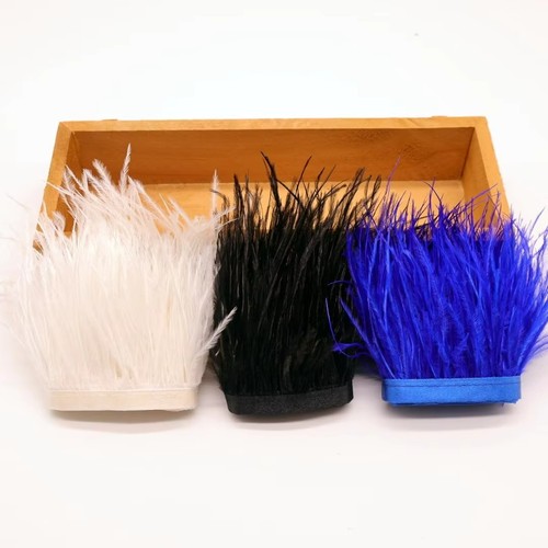 100cm ostrich feather trim - 100cm,