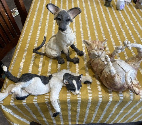 Cat sculptures from breed - sculptures,